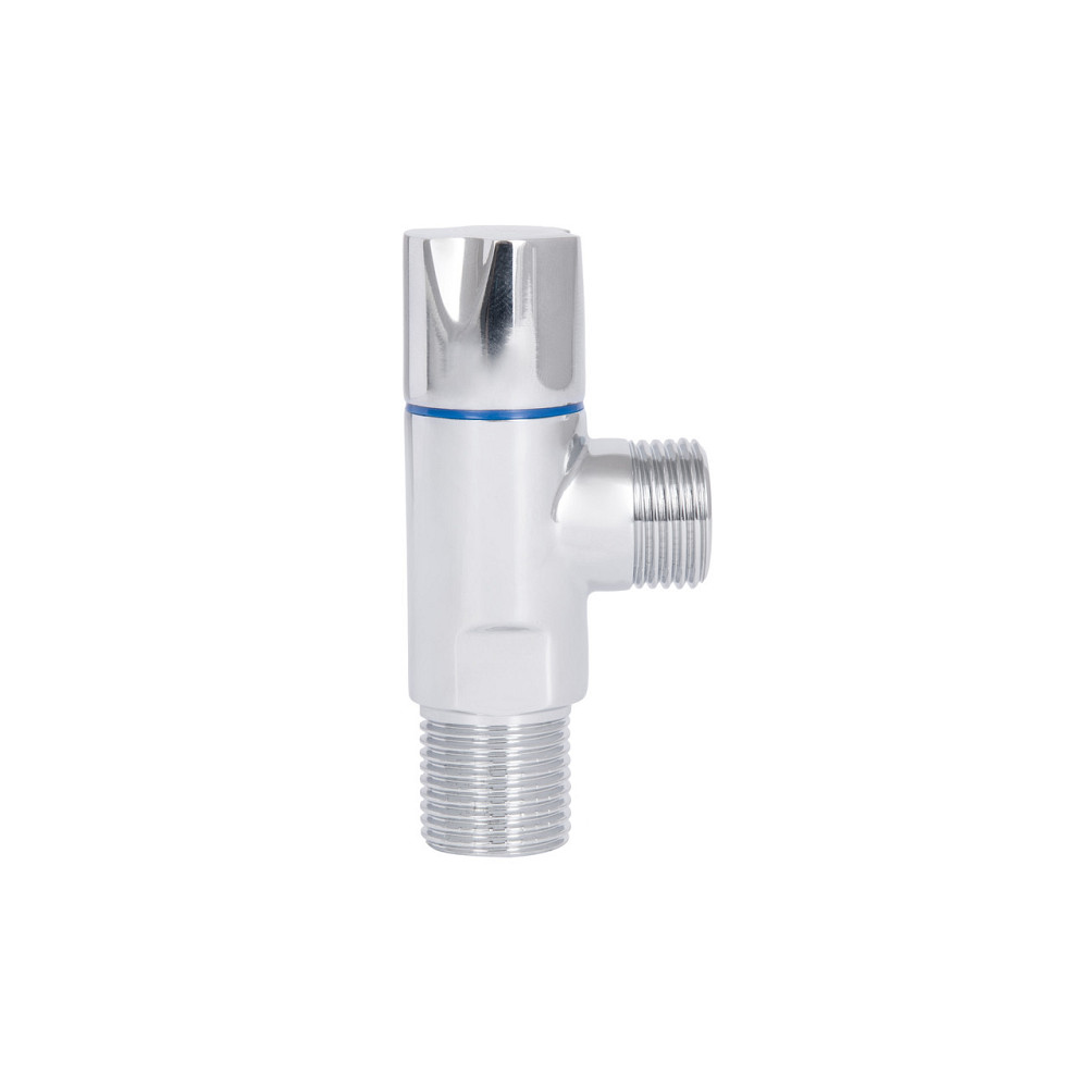Кран кутовий Thermo Alliance Standart (ручка кругла) з керам.буксою 1/2"Н х 1/2"Н SF342W1515 Київ - фото 13