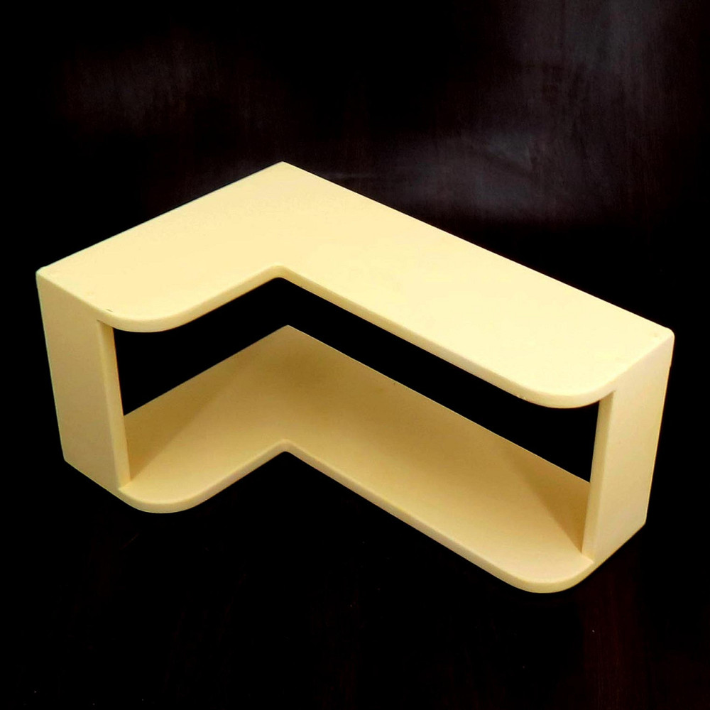 Угловая настенная полка 