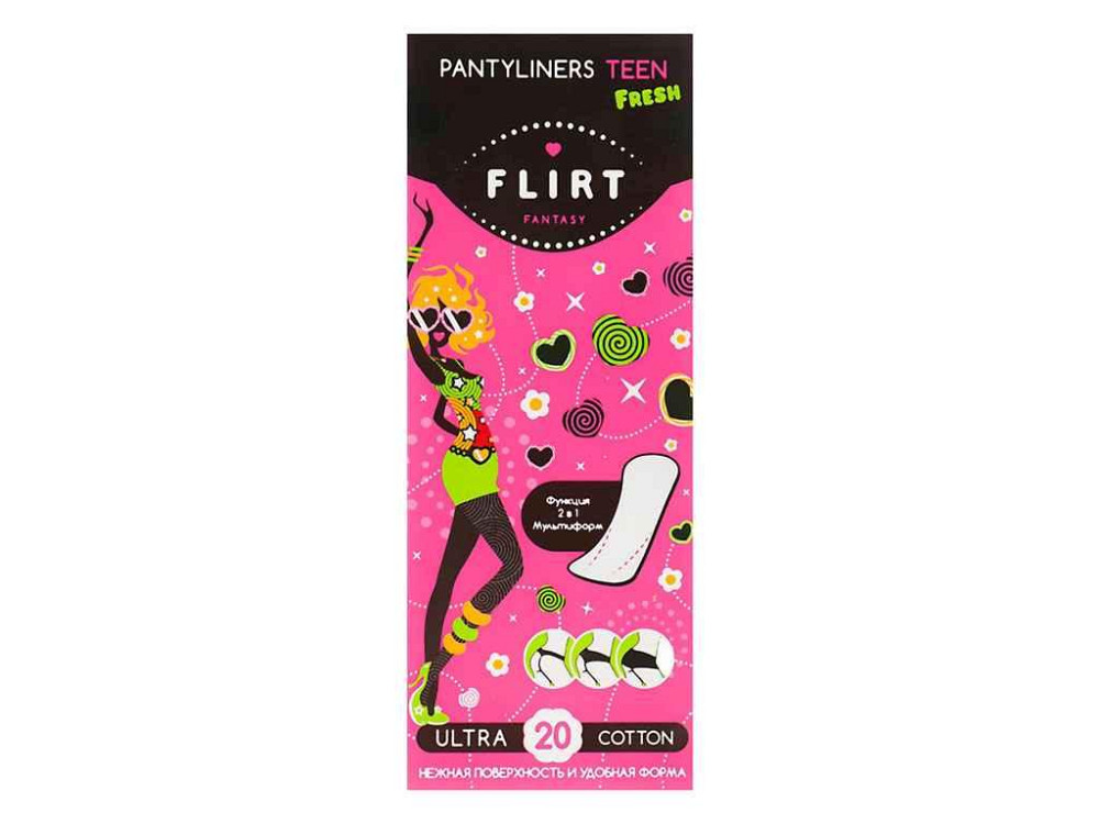 Щоденні прокладки fresh cottonultra без інд/уп. 20шт (150мм) ТМ Fantasy Flirt Київ - фото 1