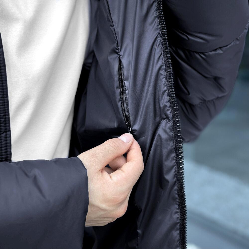 Чоловіча зимова куртка темно-синя Pobedov Snowfall Київ - фото 8