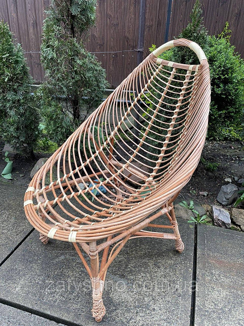 Крісло відпочинкове плетене з лози Київ - фото 5