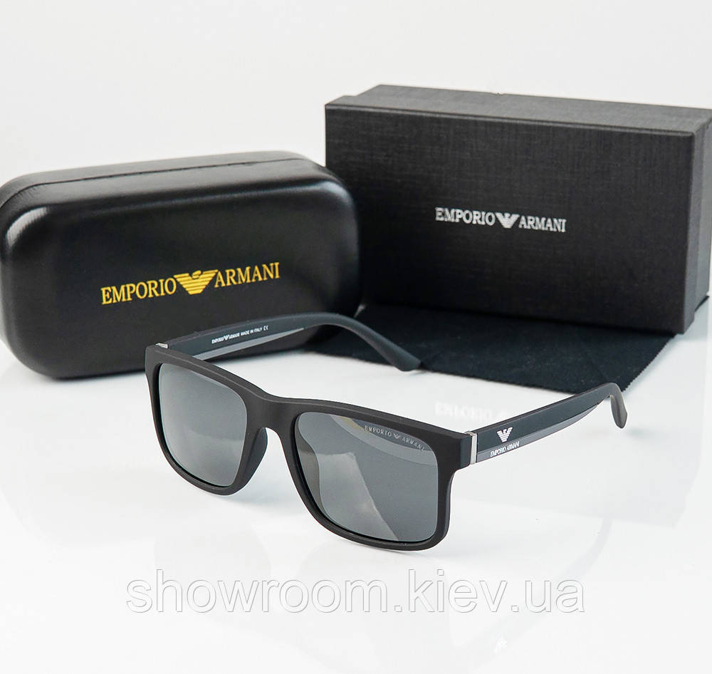 Чоловічі сонцезахисні окуляри з поляризацією Armani (709) Київ - фото 1