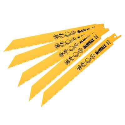 Полотно DeWALT біметалічний, 203 мм, крок зубів 10-14 TPI, 5 шт (DT2387) Вінниця