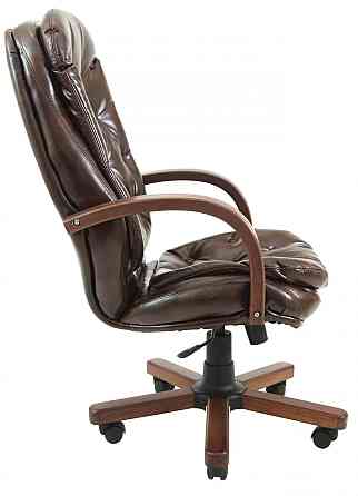 Офісне Крісло Керівника Richman Venice Madras Kashtan Wood M1 Tilt Коричневий Київ