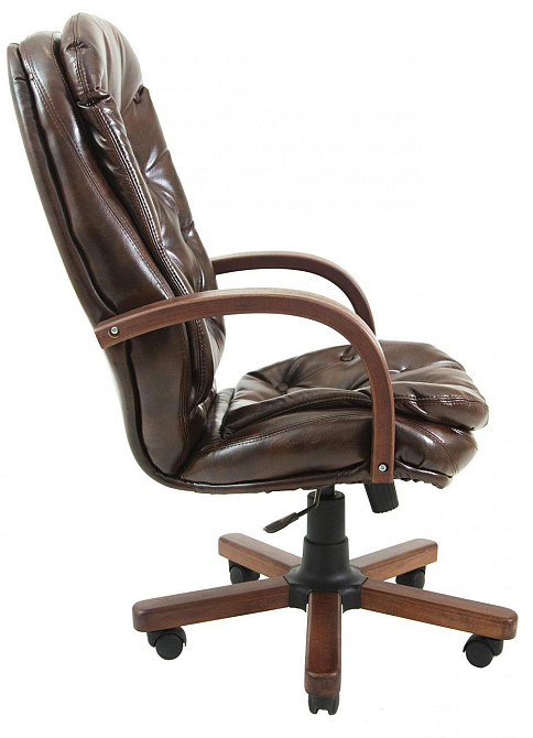 Офісне Крісло Керівника Richman Venice Madras Kashtan Wood M1 Tilt Коричневий Київ - фото 3
