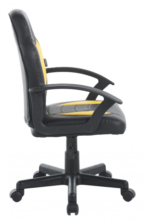 Кресло компьютерное геймерское игровое Bonro B-043 офисное для компьютера Желтый Киев