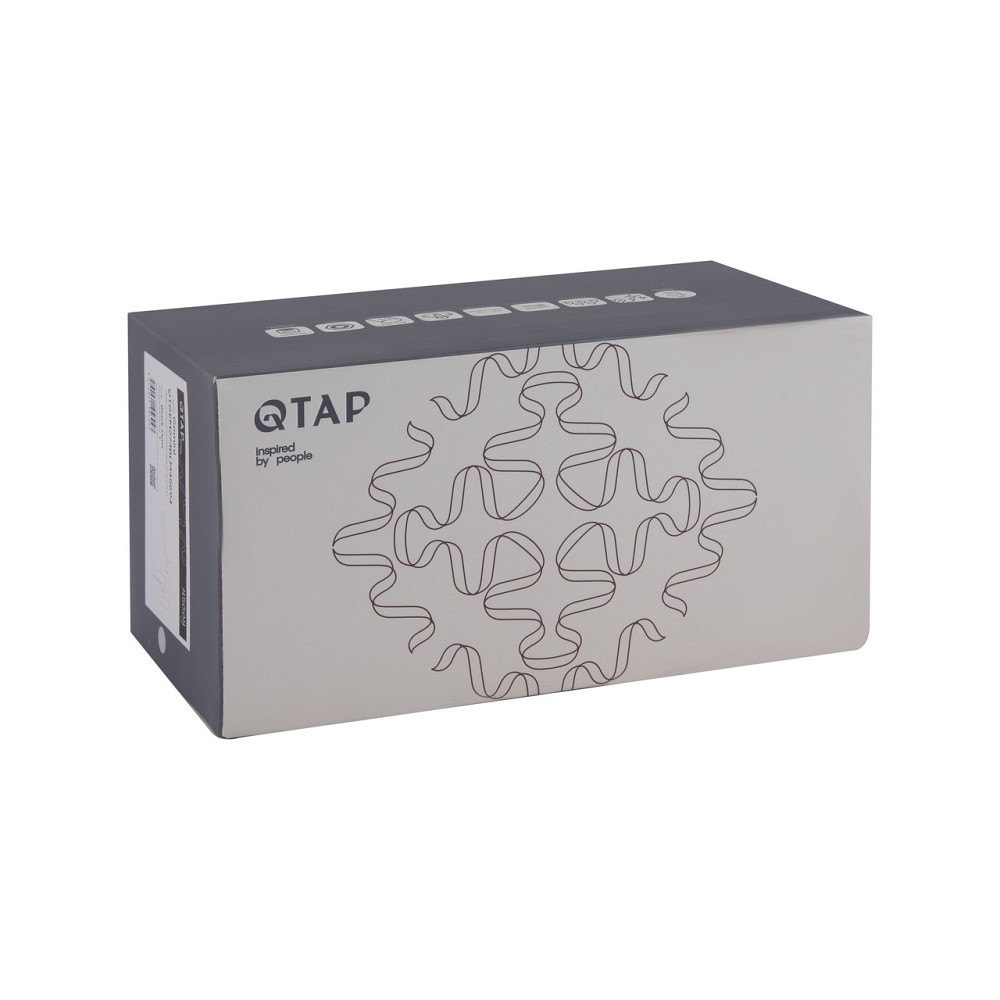 Смеситель для раковины Qtap Gemini скрытого монтажа QTGEM273BLM45694 Black Matt Киев - изображение 17
