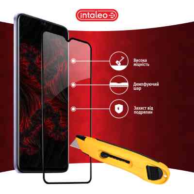 Стекло защитное Intaleo Full Glue Vivo Y21 Black (1283126526954) Винница