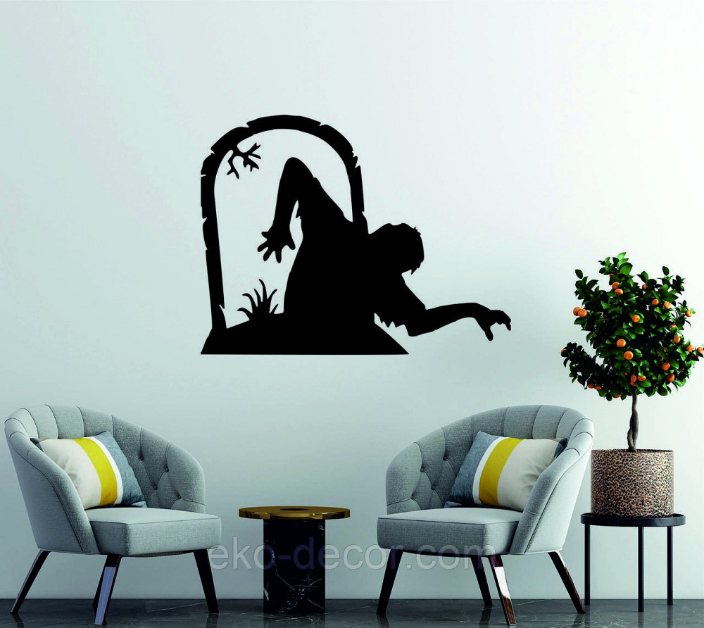 Декоративне настінне Панно «Кладливо», Декор на стіну 110*85 см, Чорний Київ - фото 1