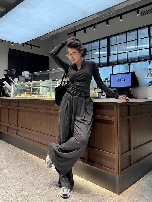 Женский стильный повседневный костюм двойка вискоза Одесса - изображение 1