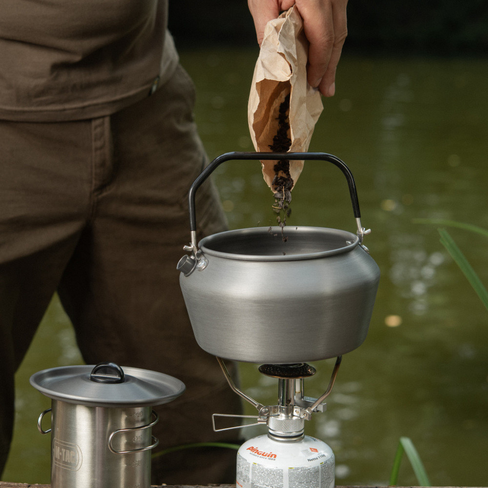 Туристичний Чайник 1.2 літра з сіткою для транспортування M-Tac (MTC-DM-FMC-K02) Анодований алюміній Нововолинськ - фото 10