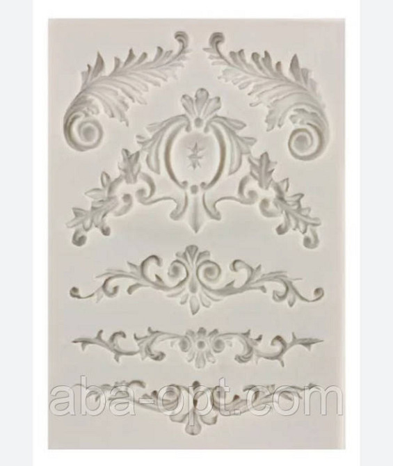 Молд силіконовий 12,5 х 8,5 см Барроко (шт) Одеса - фото 1