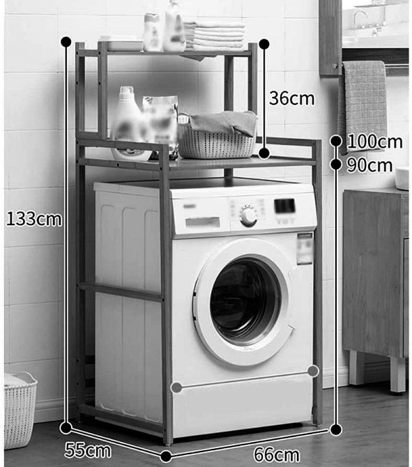 Стеллаж над стиральной машиной 