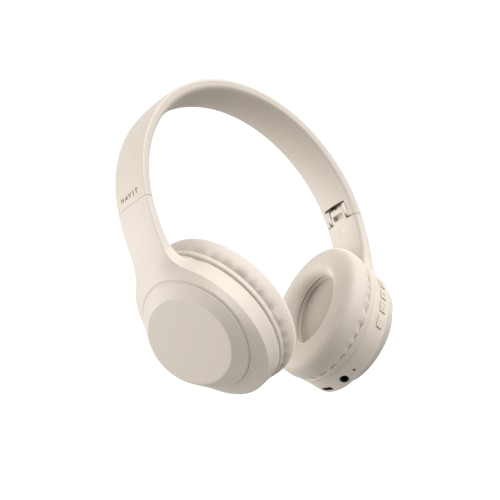 Навушники бездротові накладні Havit HV-H628BT Beige бежевий Житомир - изображение 6