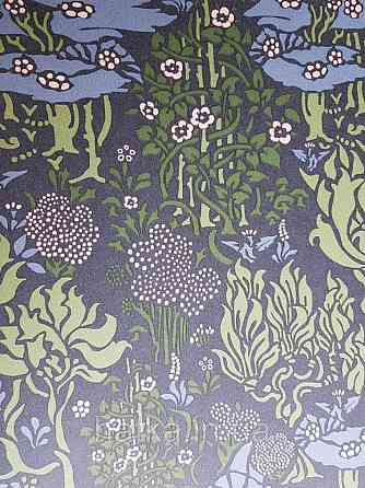 Шпалери флізелінові Decoprint екологічно чисті Daimon абстракція гілки листя сірі сині зелені рожеві Київ