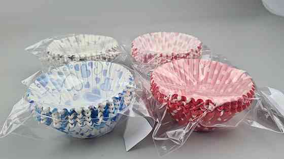 Бумажные формочки для выпечки кексов (12см) в пакете100шт  (1 уп.) Харьков