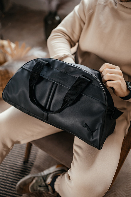 Спортивна сумка Nike для тренувань і фітнесу, Дорожня чорна сумка з плечовим ременемMasterSem Київ - фото 3