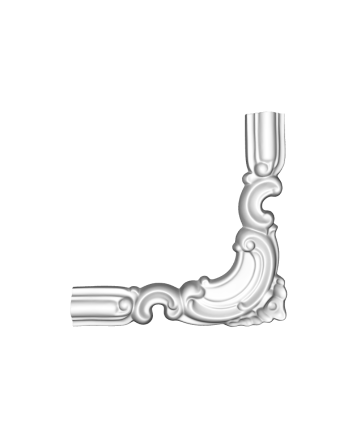 Угловой элемент молдинга полиуретановый Gaudi Decor CF 612L Днепр