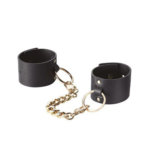 Наручники Bijoux Indiscrets MAZE — Wide Cuffs Black Sex Aura Київ - фото 1