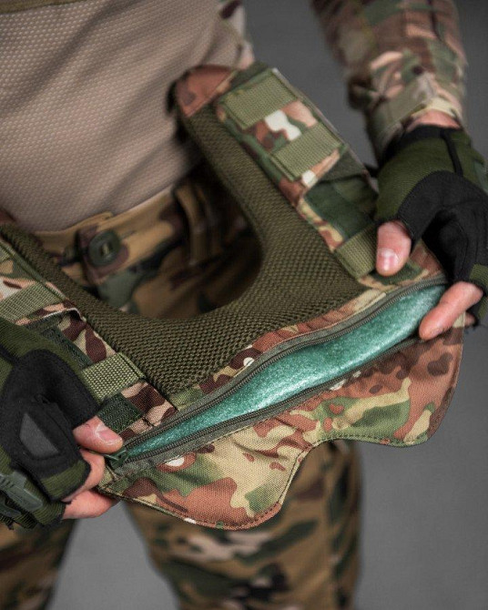 Демфер под плитоноску смягчитель плечевой  CUIRASS мультикам ВТ7663 Одесса - изображение 3