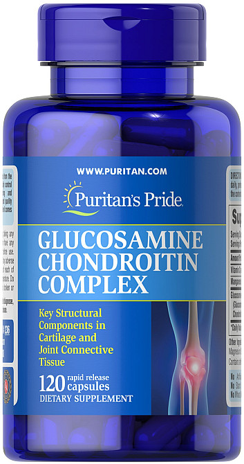 Глюкозамин хондроитин, Glucosamine Chondroitin Complex, 120 капсул Киев - изображение 1