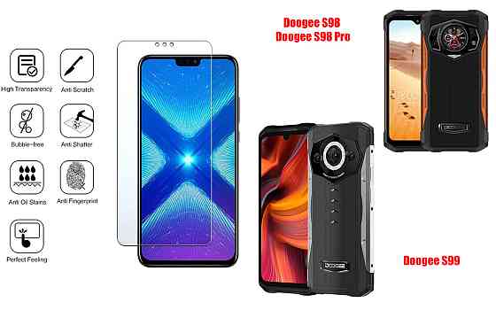 Защитное стекло NeoGlass для Doogee S98, S98 Pro, S99 – ультрапрозрачное и устойчивое Киев