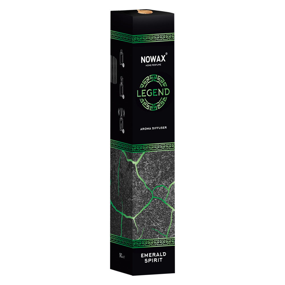 Аромадиффузор с палочками Nowax Legend - Emerald Spirit 90мл Львов - изображение 1