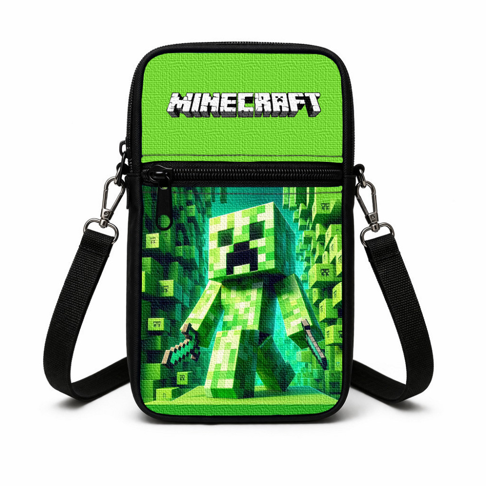 Сумка-чохол для телефону Minecraft,дитяча сумка через плече, водонепроникна міні-сумка (4791) Київ - фото 1