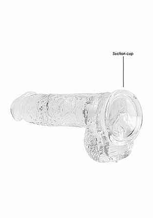 Фалоімітатор - Realrock Dildo 6" Transparent Sex Aura Київ