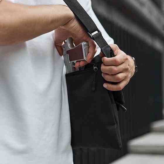 Мессенджер повседневный, Мужская стеганая сумка через плечо, Мужская сумка-слинг тактическая плечевая OW-69 Львов