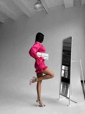 Жіноча приваблива вечірня мініплаття з турецького котону Малина, 44/46 Одеса