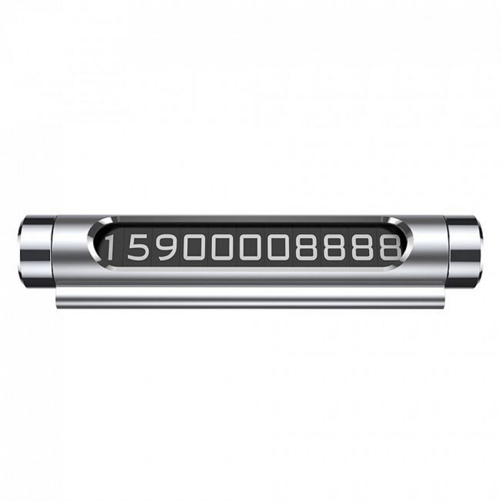 Паркувальна карта Baseus Temporary Parking Number Card Silver Київ - фото 1