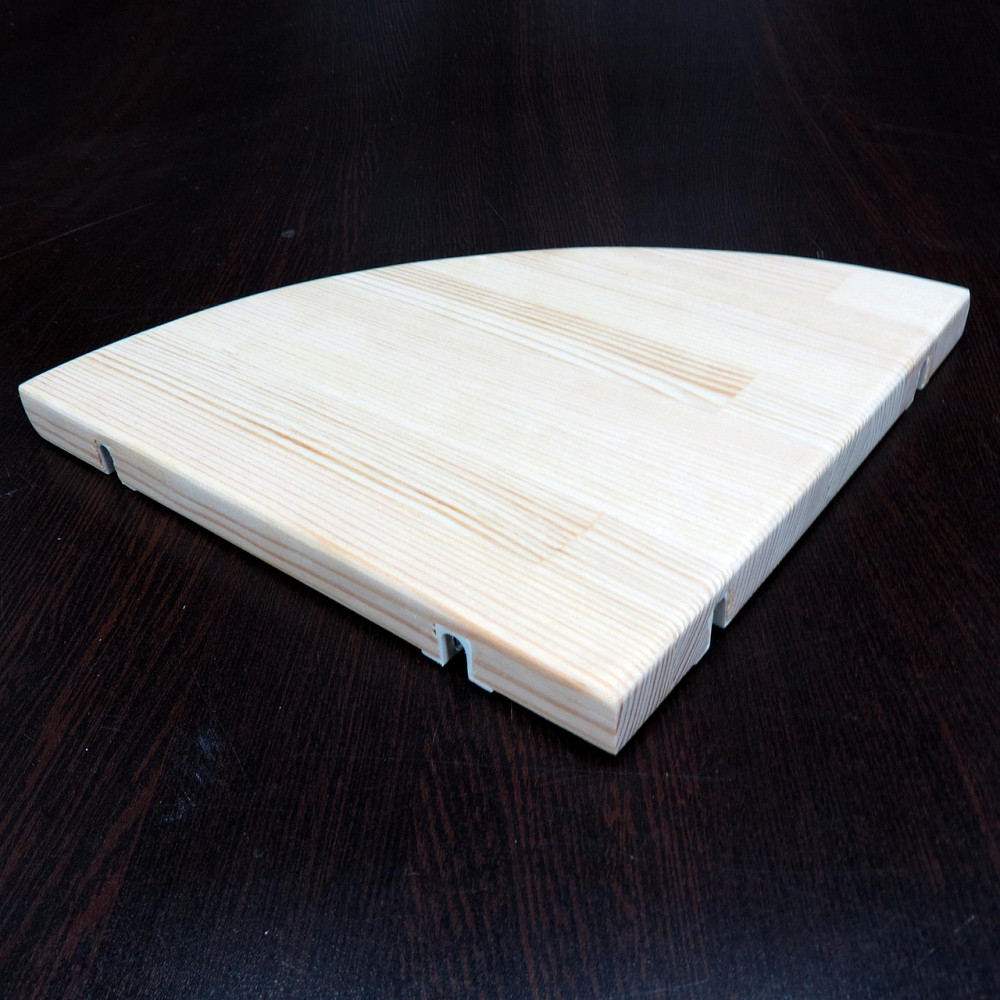 Угловая настенная полка 