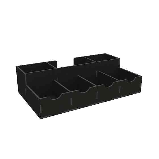 Органайзер EKOSTAR деревянный 310х180х80 чёрний Киев