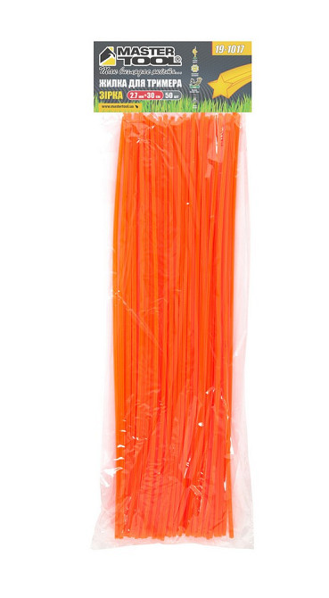 MASTERTOOL Жилка для тримера MASTERTOOL ЗІРКА у відрізках 30 см 2,70 мм набір 50 шт 19-1017 Коломия - фото 6