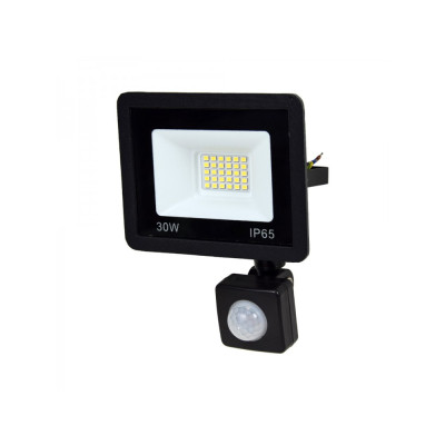 Прожектор Lightwell LW-FL-B-30-S 30 W з датчиком рух Вінниця - фото 1