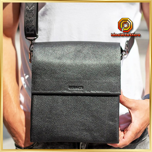 Чоловіча шкіряна сумка чорна BEXHILL Київ - фото 1