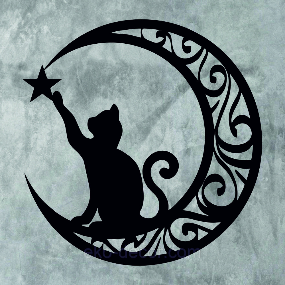 Декоративне настінне 3D Панно «Кіт» Декор на стіну з об'ємом Київ - фото 7