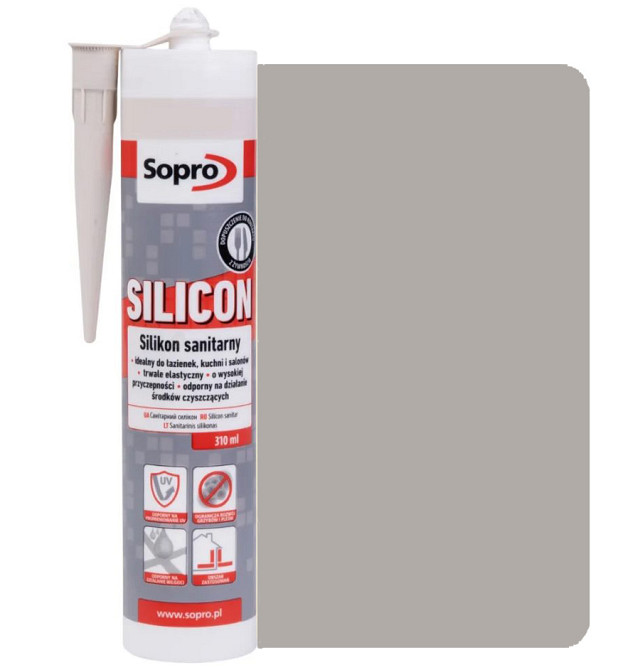 Силікон Sopro Silicon SZARY №15 (сірий) 310 мл Киев - изображение 1