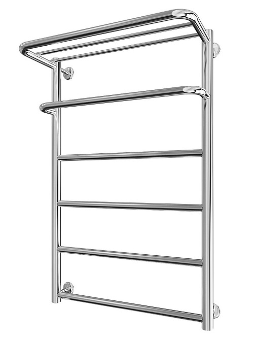 Полотенцесушитель водяной Mario INOX Отель 770х530/500 с полкой Киев - изображение 1