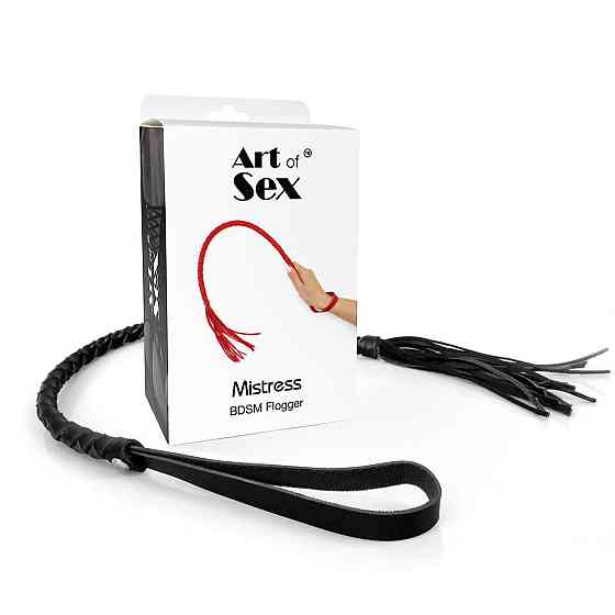 Батіг з екошкіри Art of Sex - Mistress, чорний Sex Aura Київ