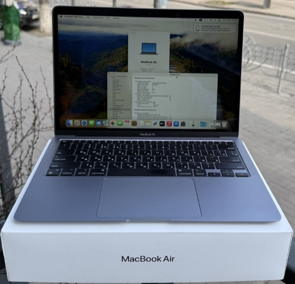 Ноутбук MacBook Air 13” M1 8/256gb Space gray Киев - изображение 6
