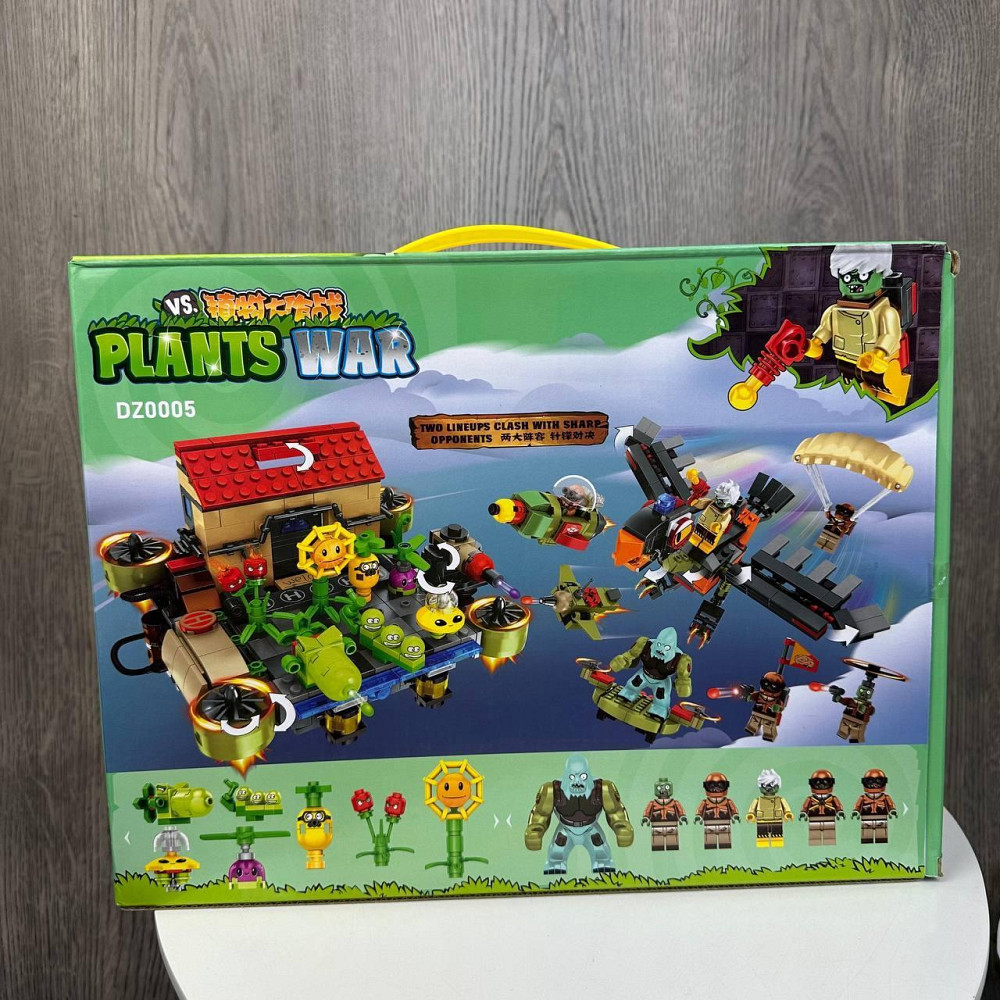 Великий дитячий конструктор Рослини проти Зомбі DZ0005 Plants vs Zombies фігурки 998 деталей ( 24974 ) Харків - фото 6