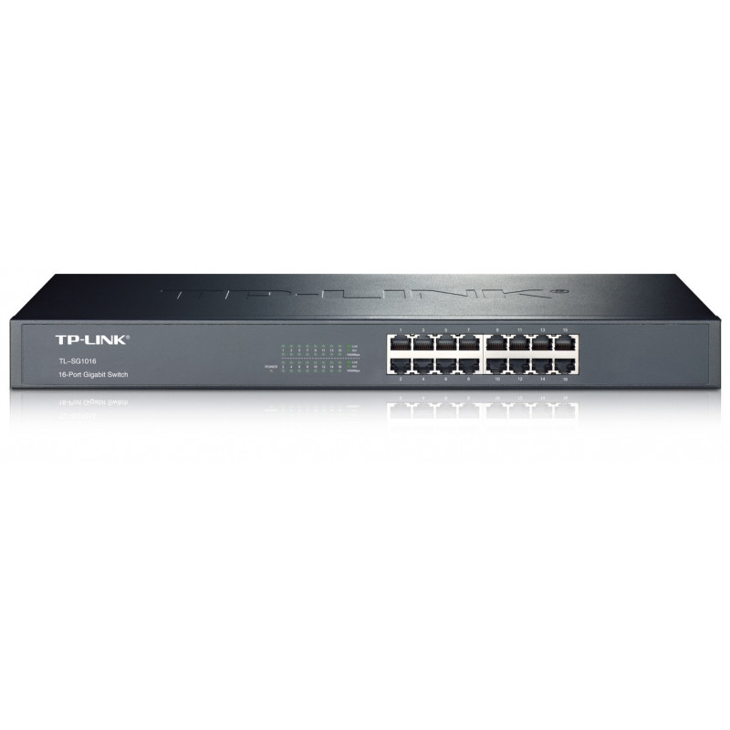 Комутатор TP-Link TL-SG1016 (16хGE, метал, монтаж у стійку) Ні Харків - фото 1