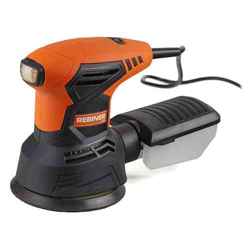 Шліфмашина ексцентрикова Rebiner ROS-950E (125 мм, 240 Вт) — Гарантія 36 міс Львів