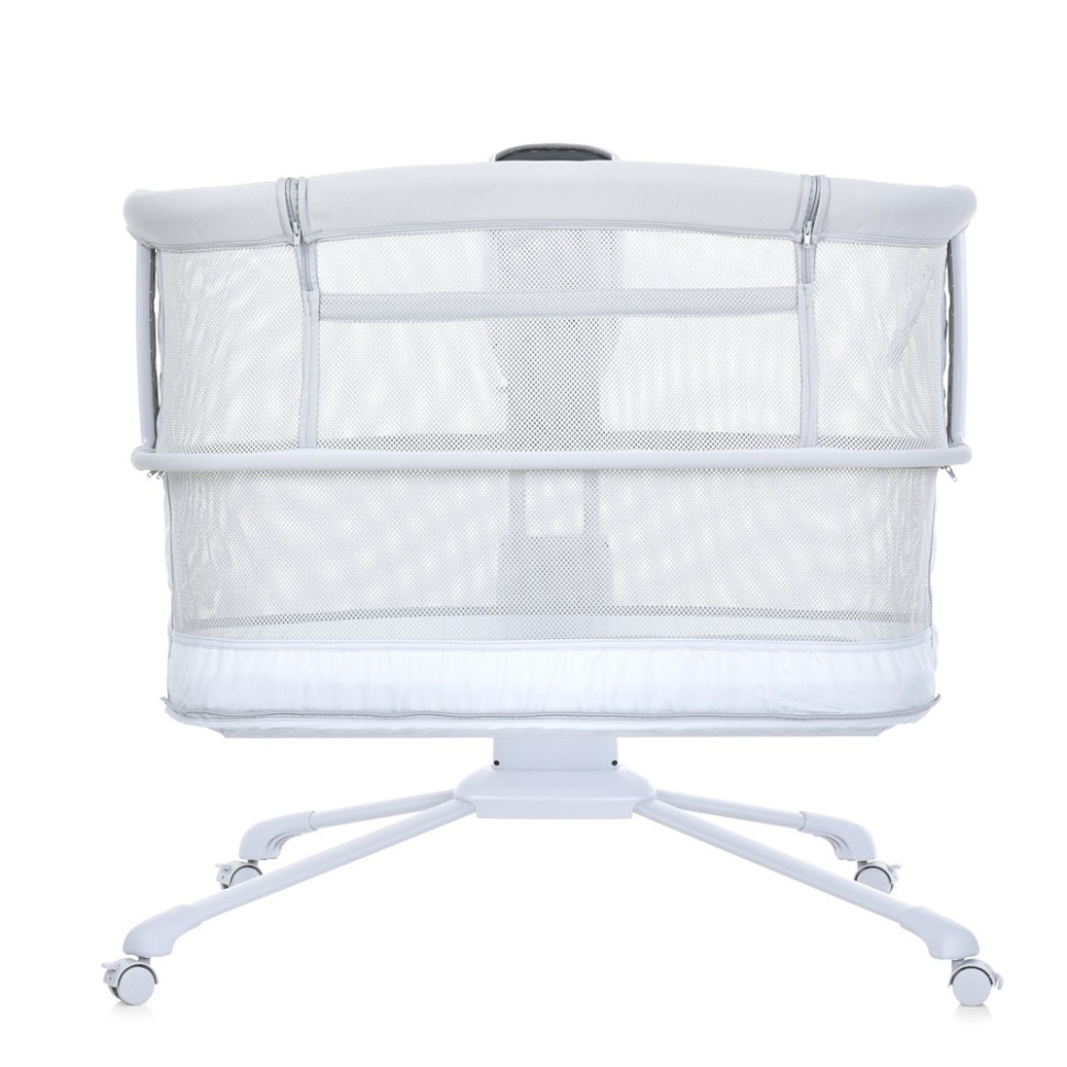 Детская кроватка-люлька 3 в 1 Mastela 3328 приставная, музыка, таймер, москитная сетка, белый Винница - изображение 5