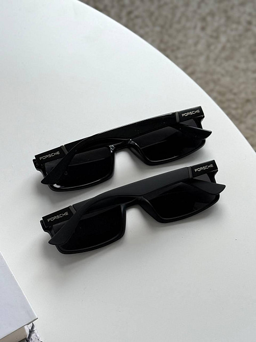 Чоловічі сонцезахисні окуляри Porsche з пластиковою оправою на середнє обличчя Київ - фото 2
