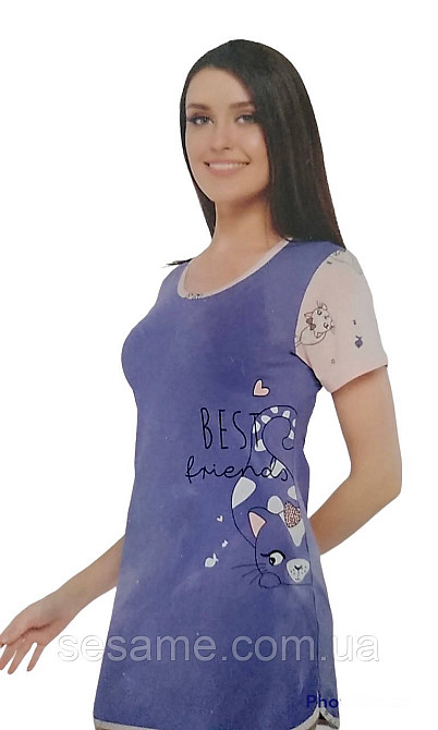 Пижама женская комплект для сна ,ночная сорочка, ночнушка ТМ Rubina 3224 (Турция) Харьков - изображение 1