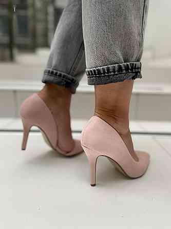 Seastar Туфлі жіночі SEASTAR пудра еко-замш висота каблука 9.5 см 37р. (2536) Коломыя