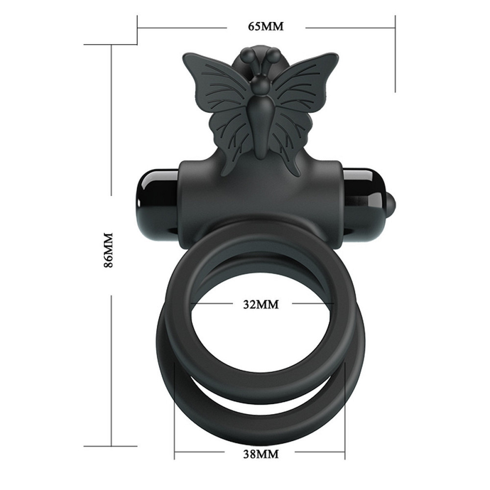 Ерекційне віброкільце PRETTE LOVE - PASSIONATE RING IX Sex Aura Київ - фото 7